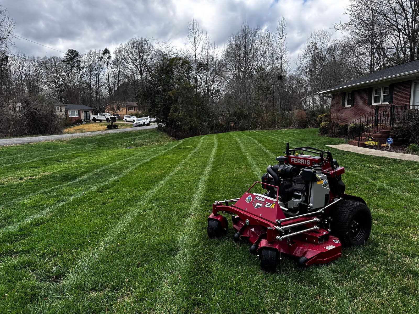 Spencer's Lawn Care lawn transformation