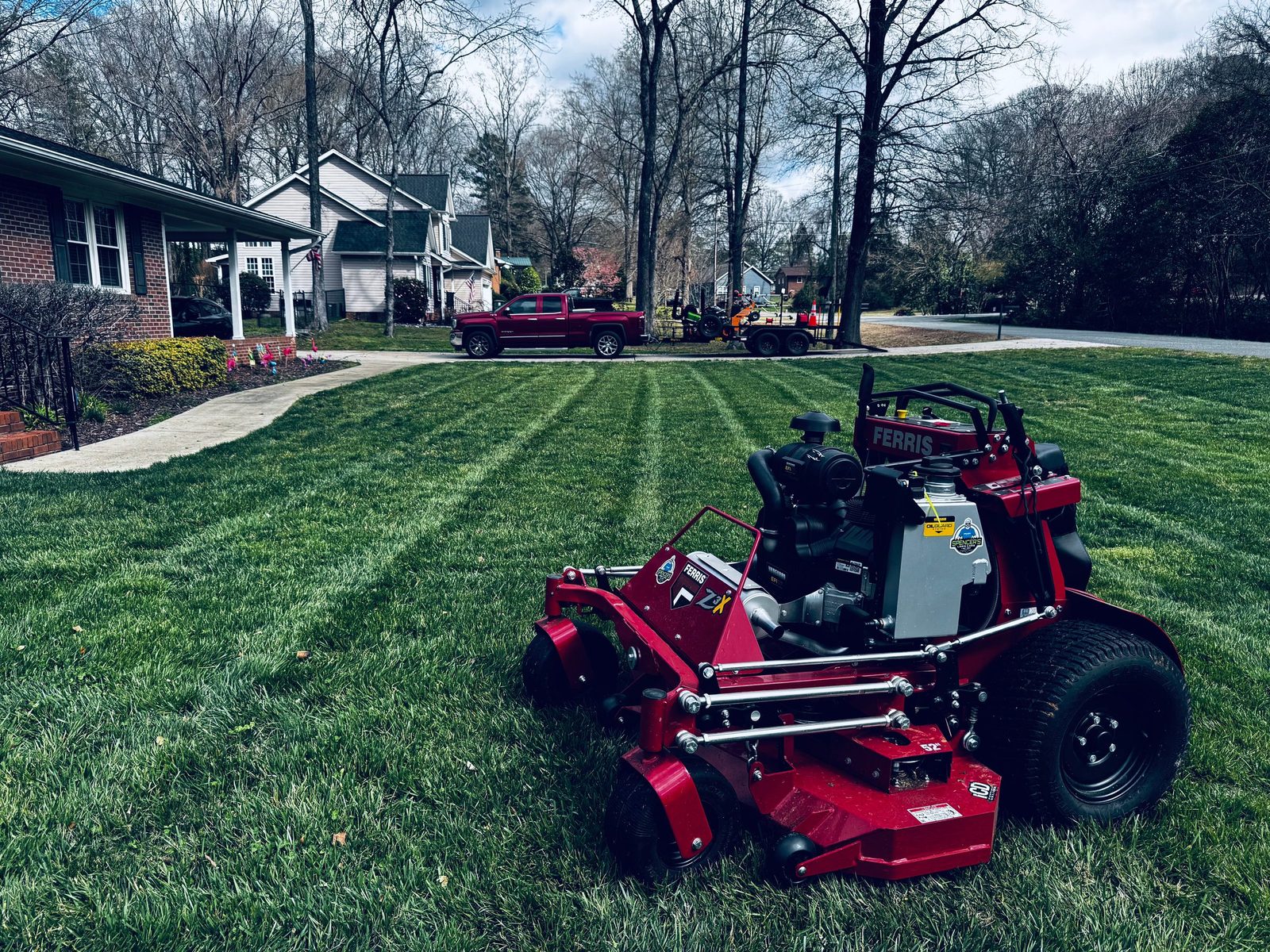 Spencer's Lawn Care lawn transformation